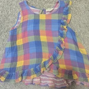 Tucker + Tate Rainbow Madras Top
